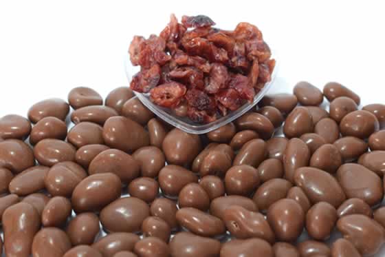 Milk Chocolate Covered Dried Red Berries