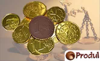 Monedas de chocolate