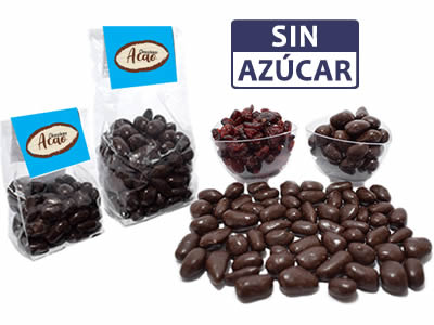 Arándanos cubiertos de Chocolate Oscuro al 70% SIN AZÚCAR