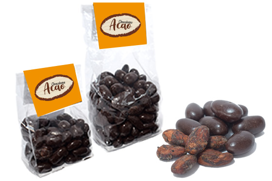 Dark Chocolate Covered Cocoa Beans