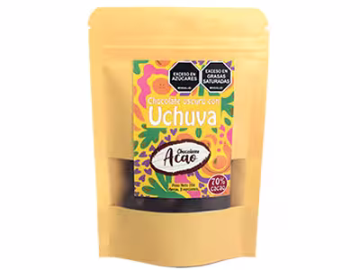 Uchuvas cubiertas de Chocolate Oscuro al 70%