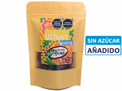 Uchuvas cubiertas de Chocolate Oscuro al 70% SIN AZ&Uacute;CAR