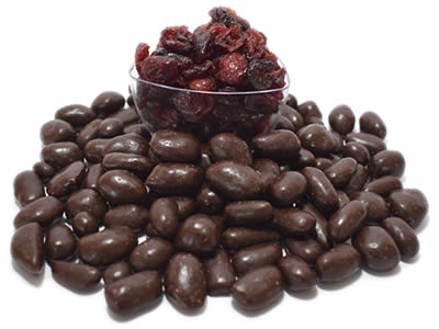 Arándanos cubiertos de Chocolate Oscuro al 70%