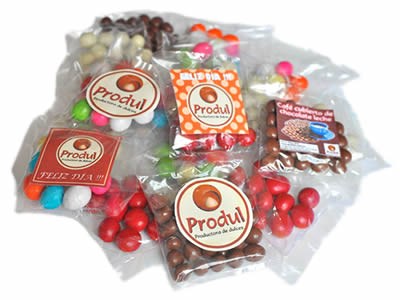 Chocolates in sachet type bags