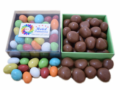 Chocolates in box
