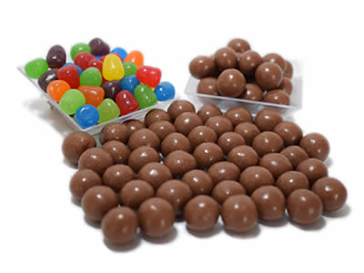 Milk Chocolate Covered Gummy Balls