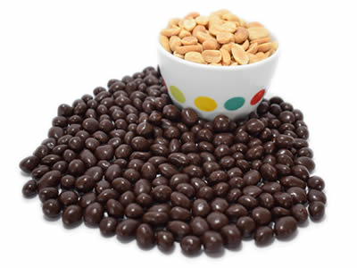 Dark Chocolate Covered Peanuts