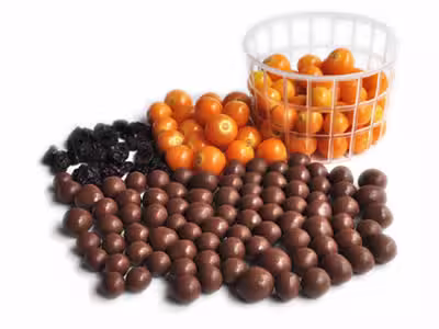 Uchuva Pasa cubierta de Chocolate Leche al 34%