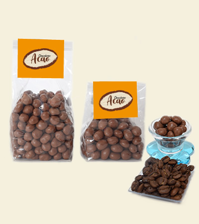 Milk Chocolate Covered colombian coffee beans produl