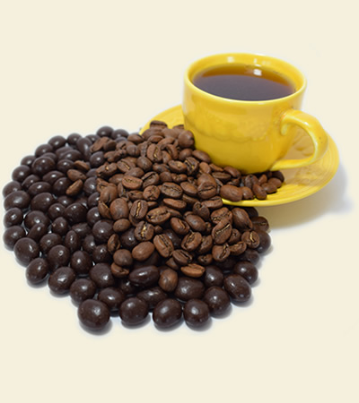 Café cubierto de Chocolate Oscuro al 70% produl