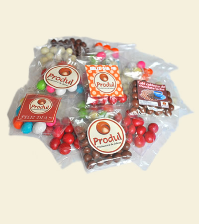 Chocolates in sachet type bags produl
