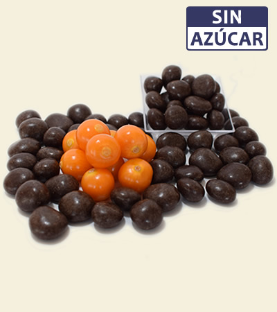 Uchuvas cubiertas de Chocolate Oscuro al 70% sin azúcar produl