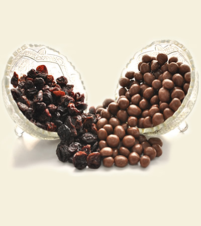 Uva Pasa cubierta de Chocolate Leche al 34% produl